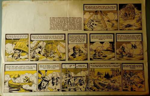 Bessy - Originele pg. - Het geheim van Rainy Lake (Nr. 1) - Page volante - Ã  l’encre - (1954) | Catawiki