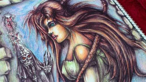 Lara Croft - ’’TOMB RAIDER’’ by Angel P. - Manga / JP - Illustrations originales | Catawiki