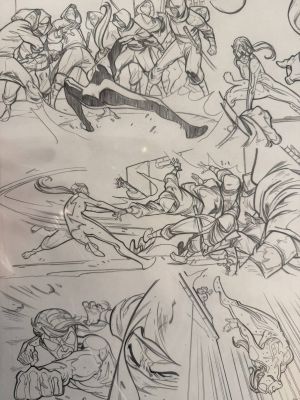 Pepe Larraz | SPIDER GIRL: SPIDER ISLAND #1 P.9 | The Green Room