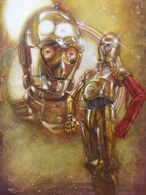 Christopher Clark | C-3PO comic #1 Original Art | Galactic Gallery