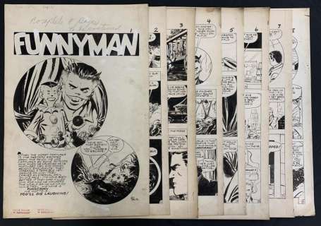 Original Golden Age Comic Book Story (8) Pages. | Weiss Auctions