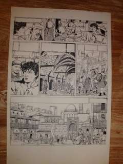 Vasco T14 - Planche originale (p.8) - Les sentinelles de la nuit - (1996) | Catawiki