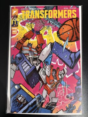 Daniel Warren Johnson | 180 - Transformers #1 Variant Cover Signed And Remarked By Daniel Warren Johnson (2023) | ComicArtFans Classifieds