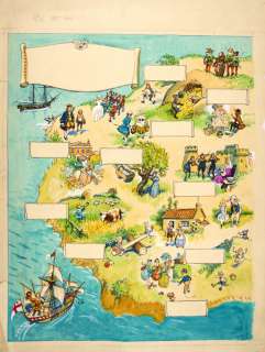 Ranger/Look and Learn original colour artwork by Eric Parker combining… | Comic Book Auctions ltd