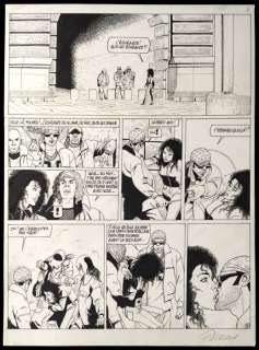 Renaud - Planche originale (p.7) - Jessica Blandy T.24 - Les Gardiens | Catawiki