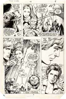 "STAR WARS" #92 COMIC BOOK PAGE ORIGINAL ART BY JAN DUURSEMA. | Hake’s