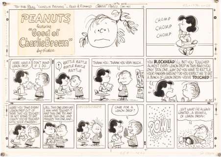 Charles Schulz, Sunday Original Comic Strip, 1967 | misc / divers