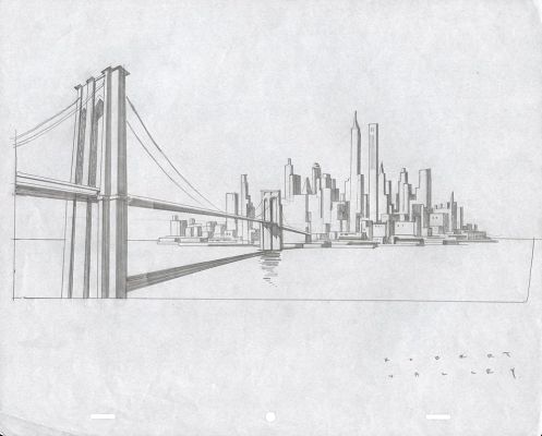 Robert Valley | Untitled (Bridge) | ComicArtFans Classifieds