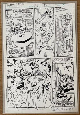John Buscema, Joe Sinnott | Fantastic Four 308 Page 9 | ComicArtFans Classifieds