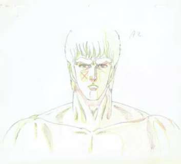 HARA Tetsuo - KEN LE SURVIVANT (Hokuto no Ken) - 4088 – Ken le survivant (Hokuto no Ken) – Kenshiro – Genga