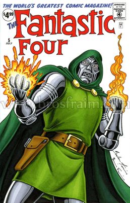 Brendon Fraim, Brian Fraim, Brian Fraim | Fantastic Four #5 Facsimile Sketch Cover (Doctor Doom) | ComicArtFans Classifieds