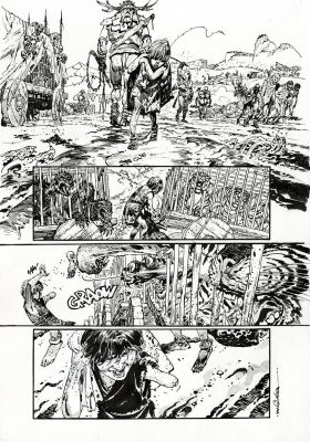 R.M. Guera | R.M. Guera - Goddamned #3, Page 12 | ComicArtFans Classifieds
