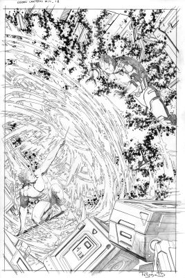 Fernando Pasarín | Green Lantern #14 P. 18 | The Green Room