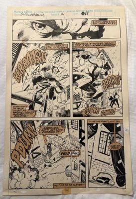 Original Comic Art - Wolverine John Byrne, Klaus Jansen Issue 21, Page 11