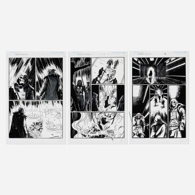 Joseph Schmalke, Phantom Starkiller #1 Story Pages 11,13,16 Original Art (Scout Comics, 2020) | Landry Pop Auctions