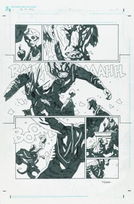 Lot 558 - Mignola Mike - "Hellboy in Hell - The Hounds of Pluto", 2015 | Urania Casa d’Aste