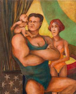 Szarlota Pawel (1947 - 2018) | Szarlota Pawel (1947 - 2018) | "Rodzina" z cyklu "Cyrk", 1977 | Desa Unicum