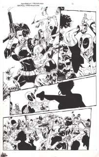 Jason Pearson | Deadpool-Domino | ComicInkKing