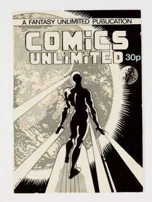 Silver Surfer fanzine front cover original artwork (1976) drawn and… | Comic Book Auctions ltd
