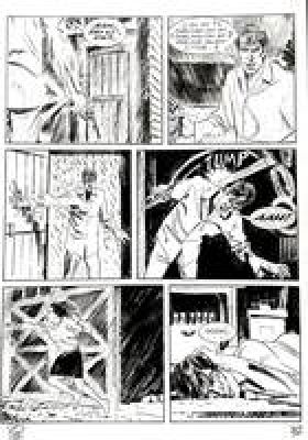 Angelo Stano | Original page for Dylan Dog. Cm. 25x35. Ink. Signed. Mint. Code 2308. | Segni e Disegni
