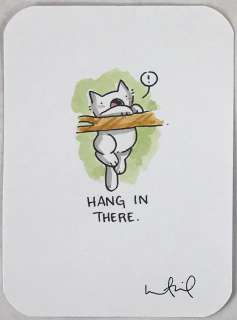 Katie Cook - Original Art: Hang in There