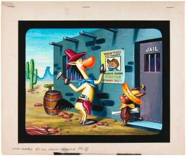 "QUICK DRAW McGRAW" MARX VIEWMARX ORIGINAL ART COMPLETE SET. | Hake’s