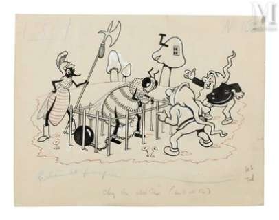 Cuvillier, Maurice Octave... | Couverture originale de l’album " Perlin et Pinpin..les... | Maison Good