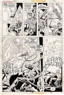 "GIANT-SIZE SPIDER-MAN #3 COMIC BOOK PAGE ORIGINAL ART BY ROSS ANDRU. | Hake’s