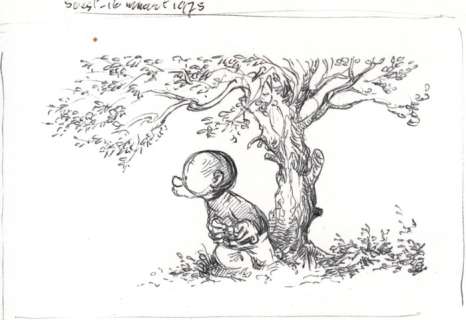 Dulieu, Jean (Oort, Jan van) - Originele inkttekening  - Paulus de Boskabouter  - (1975) | Catawiki