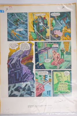 Ron Smith 2000 AD Original Colour Story Pages Signed (Fleetway, 1995) Total 4 | Stanley Gibbons Baldwin’s