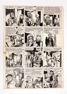 Paape Eddy Valhardi Planche... | PAAPE Eddy Valhardi Planche 116 de l’album La machine... | Vermot et Associés