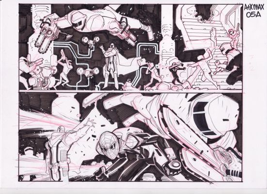 David Lafuente | Avengers + X-Men MAX #14 P.5A | The Green Room