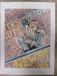 Blacksad -  Aquarelle originale - hommage Ã  Guarnido et Blacksad par Frisano | Catawiki