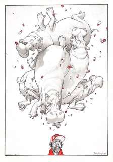 Julien, Loïshypothalamus... | JULIEN, LOÏSHypothalamus change de peauSuperbe illustration... | Aibo Art Auction