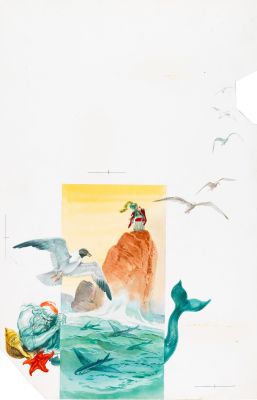 Lot 6 - Ferri (Rino Ferrari) - Abdallah of land and Abdallah of sea, 1966 | Urania Casa d’Aste