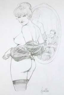 Brigitte - Leone Frollo - Original Pin-Up - Page volante | Catawiki