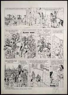 Delaby, Philippe  - Tarik le Conquérant - planche originale (p.2) | Catawiki