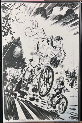Chris Samnee | Shazam #8 Cover Original Art | Chris Samnee