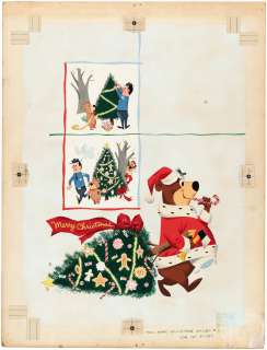 YOGI BEAR - JELLYSTONE JOLLIES #10 GOLD KEY COMIC BOOK COVER ORIGINAL ART.