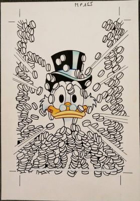 Olivier Fiquet | L’or aime Picsou | 2DGalleries