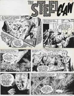 PAGINA ORIGINAL (COMIC ART) THE STEEL CLAW (07/12/1963) (ZARPA DE ACERO). JESUS BLASCO