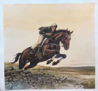 Fox - Aquarelle originale - Page volante - EO | Catawiki