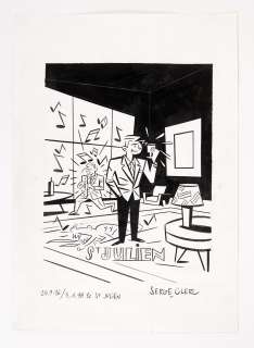 Clerc Serge Superbe... | CLERC Serge Superbe illustration pour une étiquette... | Vermot et Associés