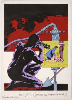 Sergio Zaniboni (193... | Couverture gouache Originale pour DIABOLIK n° 69 "une... | Stanley’s Auction