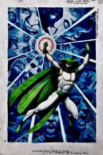 Tim  Truman - The spectre #15 cover painting (very large) 1993