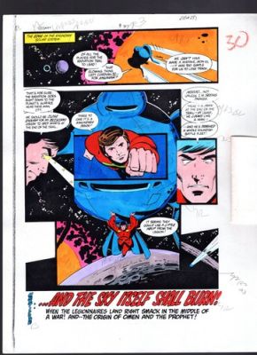 Color Guide art LEGION OF SUPER-HEROES #307 page #23 Gafford colors/Giffen art | eBay US (Buy It Now)