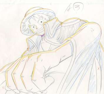 Eiichirō Oda (尾田... - Lot 258 - Eiichirō Oda (尾田 栄一郎) One Piece (ワンピース) Monkey D. Luffy Très...