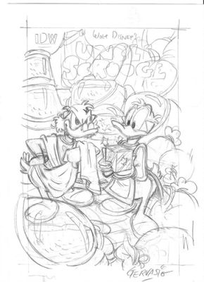 Marco Gervasio Bozzetto Originale Copertina Alternativa Uncle Scrooge #31 / 435 | eBay Europe (Buy It Now)