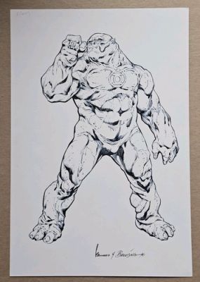 DC KILOWOG by Kenneth Rocafort Original Comic Promotional Ad Art LANTERNS SDCC | eBay US (Buy It Now)