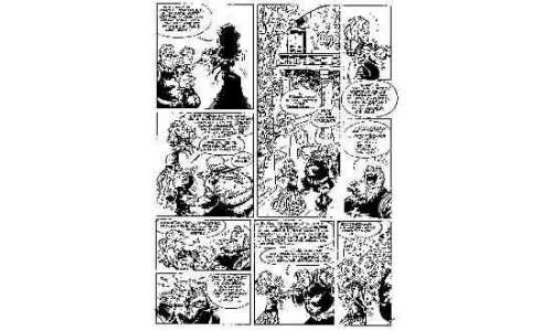 VERRON Laurent Â«Les Explois d’Odilon VerjusÂ». Encre de Chine pour la planche | Tessier Sarrou